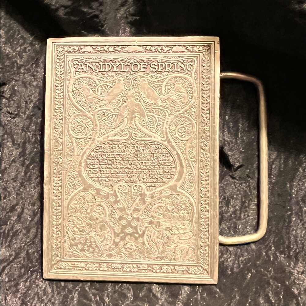 Rare Vintage 1973 Bergamot Brass Works Belt Buckle